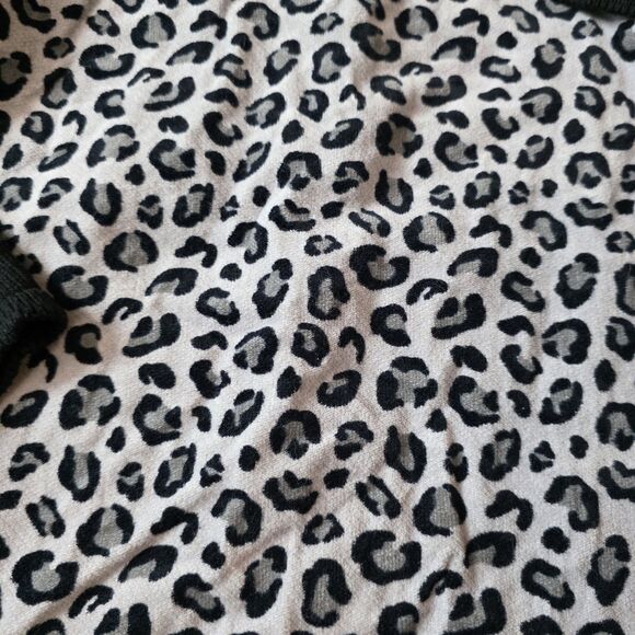 Gymboree Girls Size 8 Dress Set Leopard Print Black Gray Corduroy Winter - Picture 5 of 7